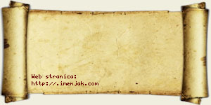 Dijana Simjanović vizit kartica